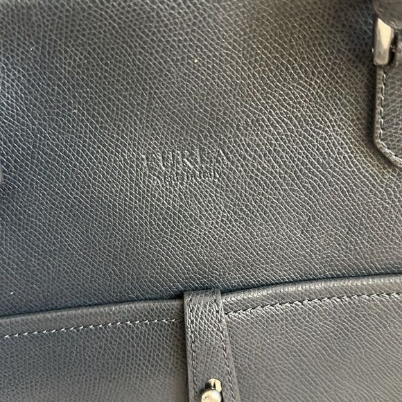 Furla Leather Business Bag Briefcase Blue (unisex) - Picture 3 of 12